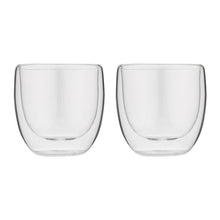 Načítať obrázok do zobrazovača galérie, Forever sada 2ks dvojstenných pohárikov 80 ml/Set čírych šálok na espresso
