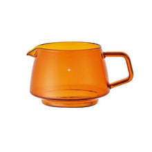 Načítať obrázok do zobrazovača galérie, Kinto Sepia sklenený dekanter/Jantárová žltá 750ml a 430ml