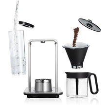 Načítať obrázok do zobrazovača galérie, Wilfa WSP-2A batchbrewer/Kávovar na filtrovanú kávu strieborný