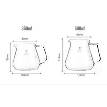 Načítať obrázok do zobrazovača galérie, Timemore Coffee Server sklenený 360 ml a 600ml