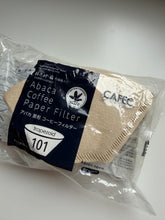 Načítať obrázok do zobrazovača galérie, CAFEC Abaca AB-101 papierové filtre veľkosť 01/Hnedé 100 ks
