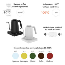 Načítať obrázok do zobrazovača galérie, Hario Lyra Electric Kettle 800 ml Black/Konvica elektrická čierna