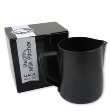 Načítať obrázok do zobrazovača galérie, Rhinowares čierna teflónová konvička na mlieko 360 ml