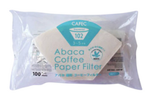 Načítať obrázok do zobrazovača galérie, Cafec Abaca 102 Papierové filtre 100 ks/Veľkosť 02