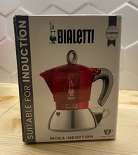 Načítať obrázok do zobrazovača galérie, Bialetti Moka Induction červená/Moka konvička 2,4 a 6 šálok kávy