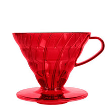 Načítať obrázok do zobrazovača galérie, Hario plastové farebné priehľadné drippery V60 02