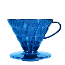 Načítať obrázok do zobrazovača galérie, Hario plastové farebné priehľadné drippery V60 02