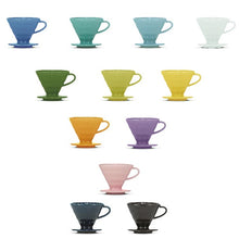 Načítať obrázok do zobrazovača galérie, Hario V60-02 Keramický dripper+ 40ks filtrov farebné