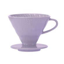 Načítať obrázok do zobrazovača galérie, Hario V60-02 Keramický dripper+ 40ks filtrov farebné