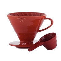Načítať obrázok do zobrazovača galérie, Hario V60-02 Keramický dripper+ 40ks filtrov farebné
