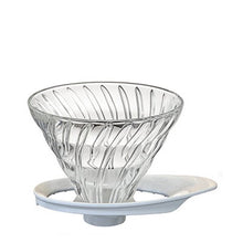Načítať obrázok do zobrazovača galérie, Hario sklenený dripper na kávu NEW/V60-02 čierny