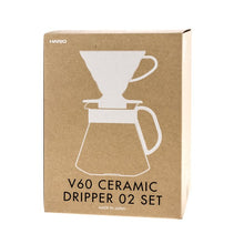 Načítať obrázok do zobrazovača galérie, Hario V60-02 Keramický dripper+ 40ks filtrov farebné