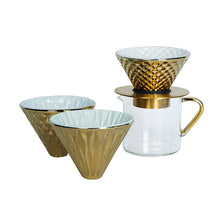 Načítať obrázok do zobrazovača galérie, Loveramics Brewers Dripper Set Gold špeciálna edícia/Set dripperov