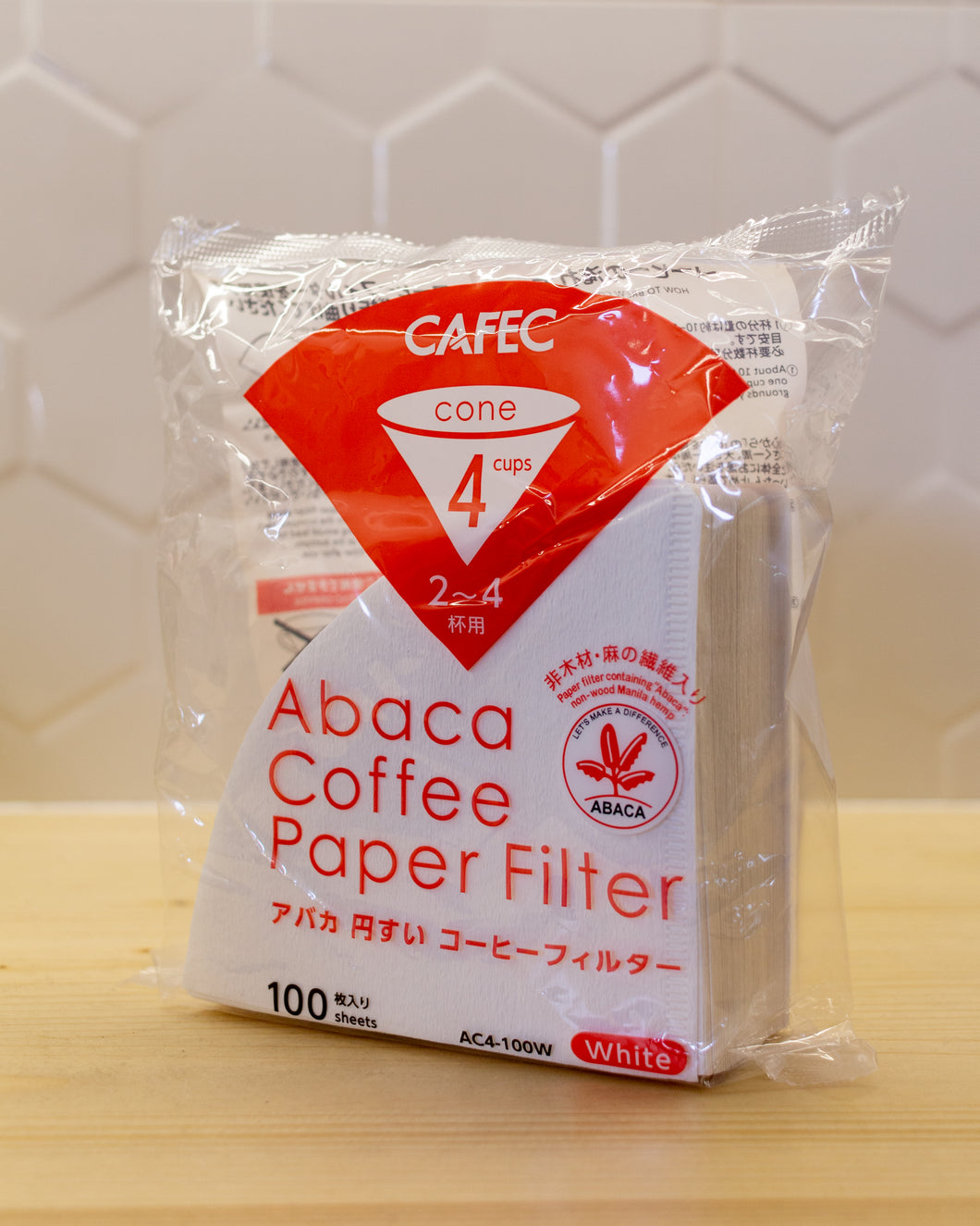 CAFEC konopné filtre Abaca