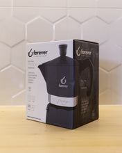 Načítať obrázok do zobrazovača galérie, Moka konvička Forever Miss Moka Noblesse čierna/2 alebo 6 šálok