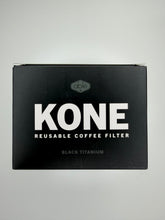 Načítať obrázok do zobrazovača galérie, Able Coffee Kone čierny oceľový filter na Chemex
