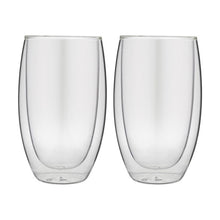 Načítať obrázok do zobrazovača galérie, Sada 2 ks dvojstenných šálok 400 ml/Číre na latte
