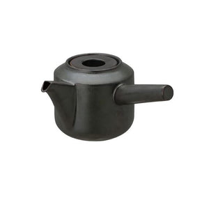 Kinto Leaves to tea Kyusu Teapot/Konvica na čaj 300ml/Biela a čierna