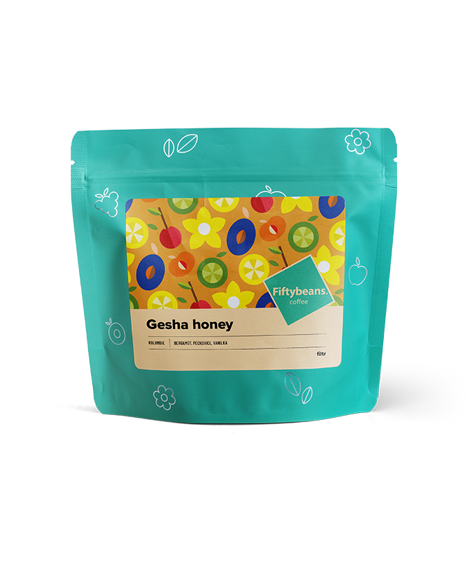 Gesha honey Kolumbia/150g na filter