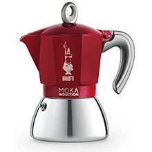 Načítať obrázok do zobrazovača galérie, Bialetti Moka Induction červená/Moka konvička 2,4 a 6 šálok kávy
