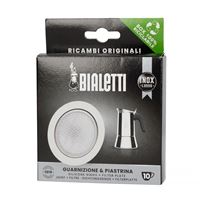 Načítať obrázok do zobrazovača galérie, Bialetti náhradné tesnenie pre nerezové moka konvičky 1,4, 6 a 10 šálok kávy
