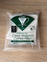 Načítať obrázok do zobrazovača galérie, CAFEC Abaca+ Cone papierové filtre veľkosť 02/40 ks
