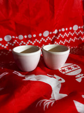 Načítať obrázok do zobrazovača galérie, HUBERAMICS Keramická šálka na kávu 80ml/Matná ružová s obrubou/Výstavné 2 kusy v zľave
