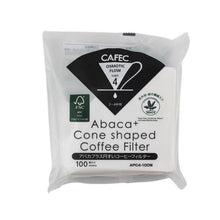 Načítať obrázok do zobrazovača galérie, CAFEC Abaca+ Cone shaped papierové filtre veľkosť 01 a 02 / 100 ks
