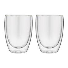 Načítať obrázok do zobrazovača galérie, Forever sada 2ks dvojstenných šálok 200ml/Set čírych šálok na flat white
