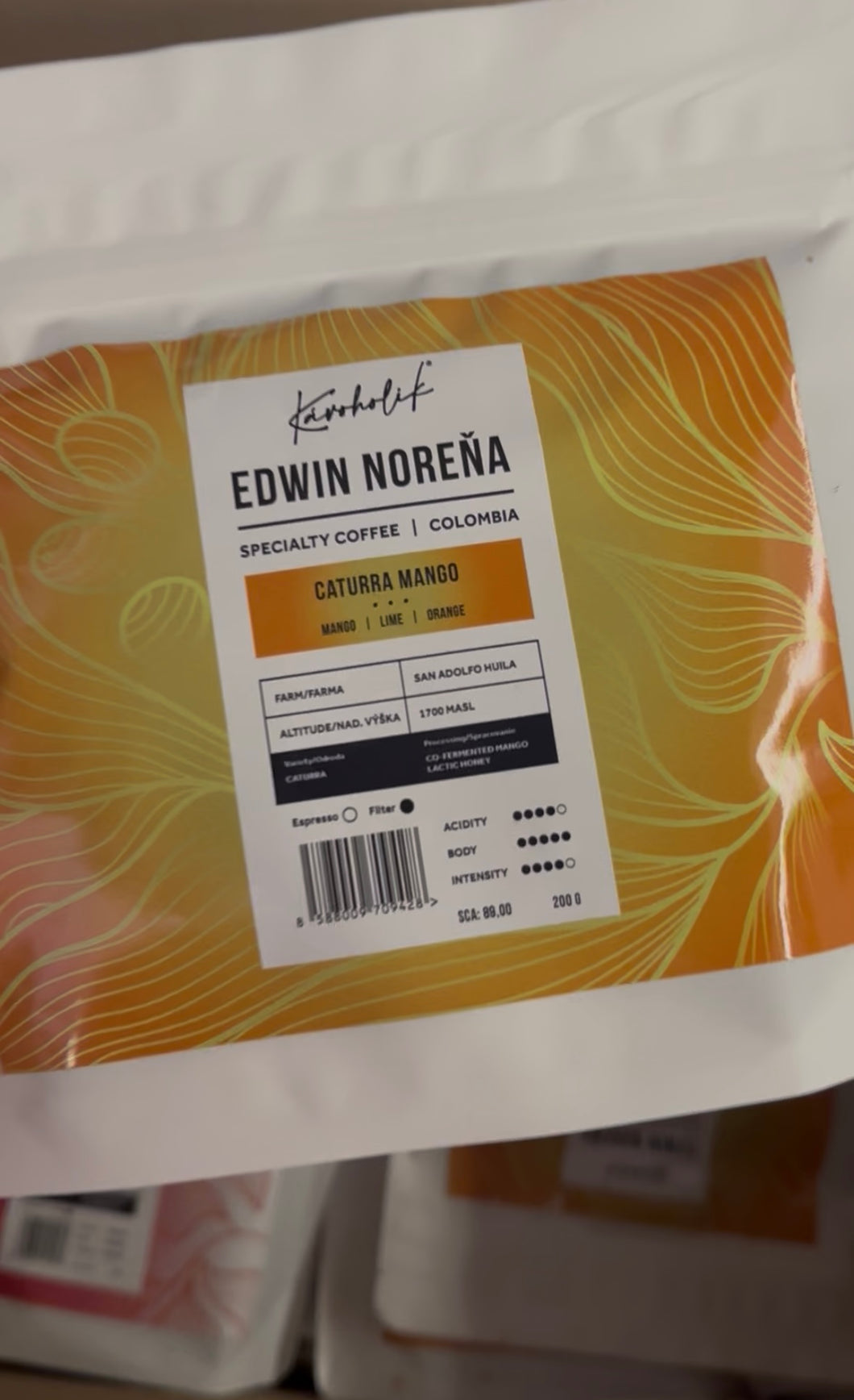Kolumbia Cattura Mango/200g na filter