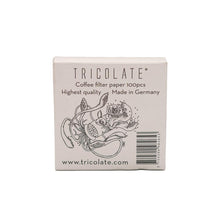 Načítať obrázok do zobrazovača galérie, Tricolate Coffee Filter Paper 100 ks/Papierové filtre
