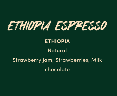 Etiópia Espresso/250g alebo 1kg/Smoothie džem a čokoláda