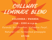 Načítať obrázok do zobrazovača galérie, Chillwave Lemonade Blend/Rwanda a Columbia/250g na filter
