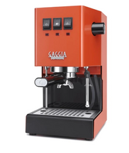 Načítať obrázok do zobrazovača galérie, Gaggia Classic Evo E24/Pákový espresso kávovar/Žltá, oranžová a modrá farba
