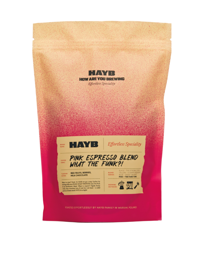 HAYB Pink Espresso Blend WTF?!/250g do automatického kávovaru