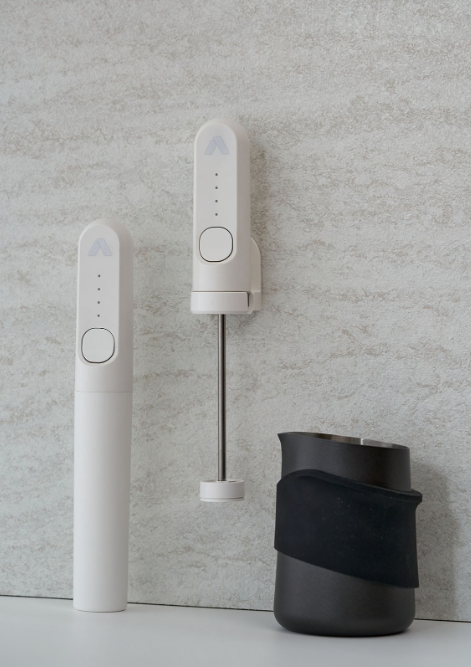 Subminimal NanoFoamer V2 Lithium/Napeňovač mlieka/Vylepšená verzia/Biely a čierny