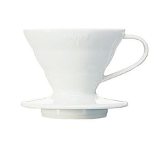 Načítať obrázok do zobrazovača galérie, Hario keramický dripper na kávu V60-01/Biely a červený
