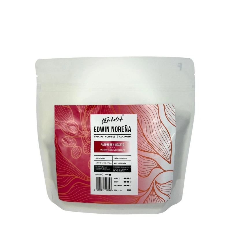Kolumbia Edwin Norena/Honey Caturra Raspberry/200g na filter
