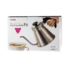 Načítať obrázok do zobrazovača galérie, Hario Fit V60/Konvica 1,2l/Strieborná
