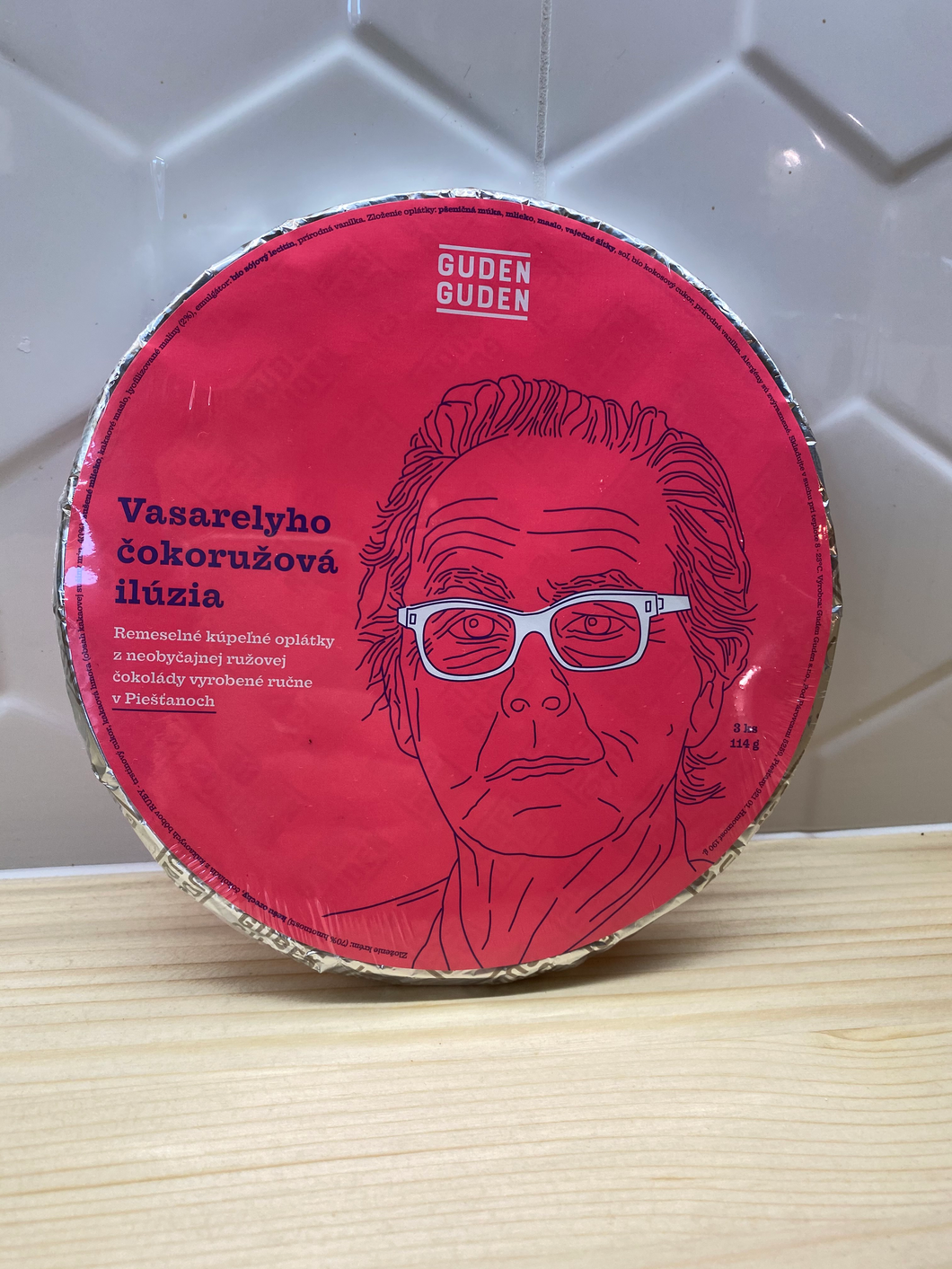Guden Guden oplátky/Vasarelyho čokoružová ilúzia 3ks
