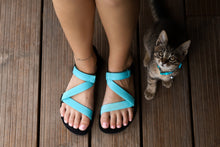 Načítať obrázok do zobrazovača galérie, Barefoot sandále Be Lenka Flexi - Tyrkys
