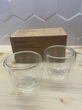 Načítať obrázok do zobrazovača galérie, Forever sada 2ks dvojstenných pohárikov 80 ml/Set čírych šálok na espresso
